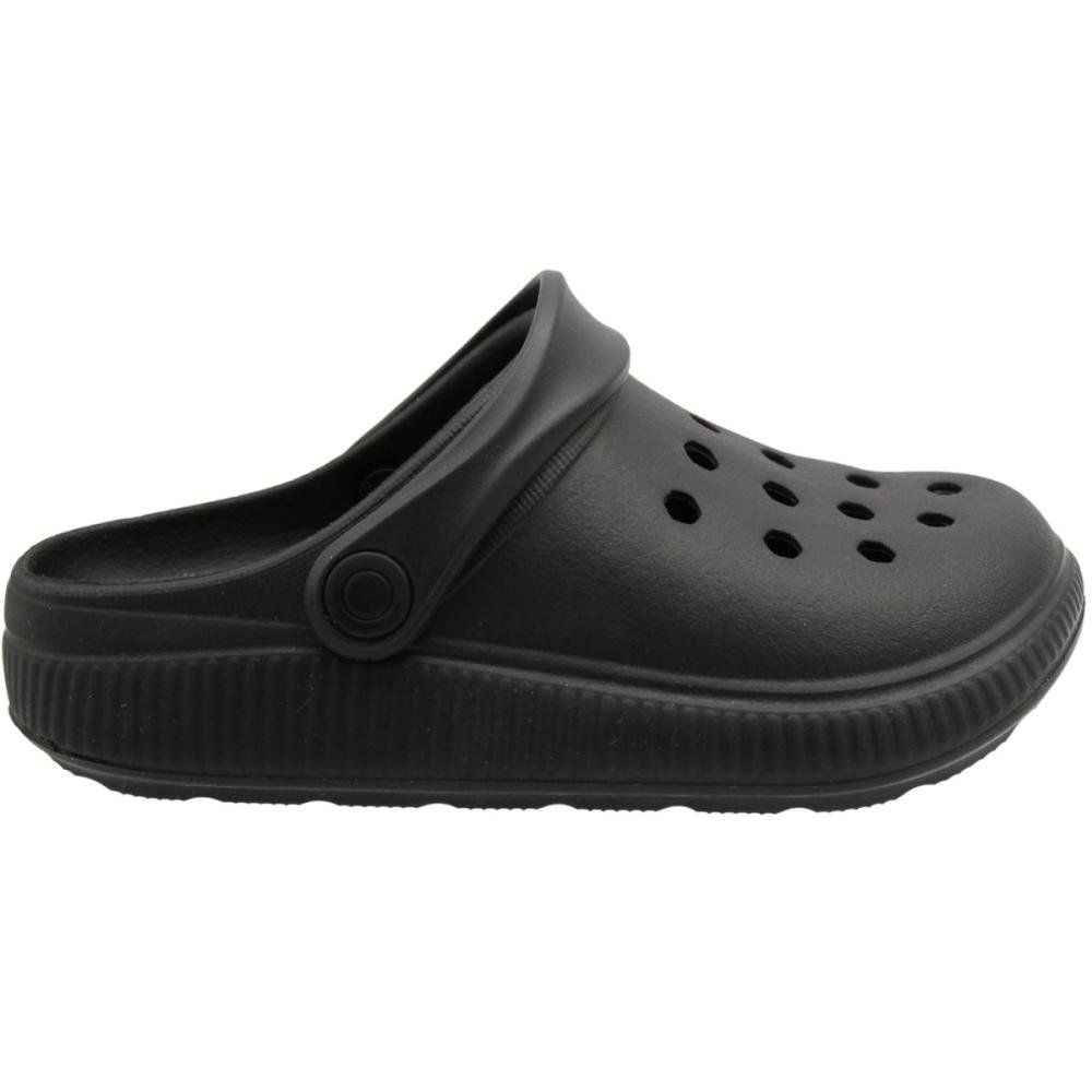 Babuche Infantil Molekinha EVA Conforto Juvenil Menina Preto 3