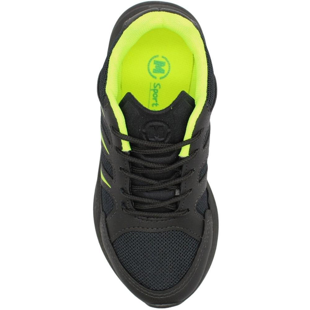 Tênis Esportivo Juvenil Molekinho Resistente Macio Menino Preto 4