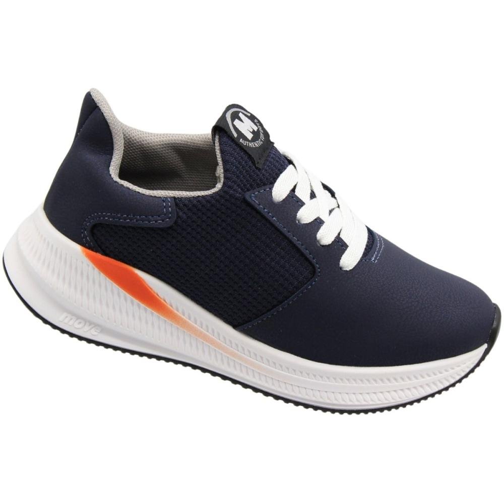 Tênis Esportivo Juvenil Molekinho Move Neo Running Menino Azul 3
