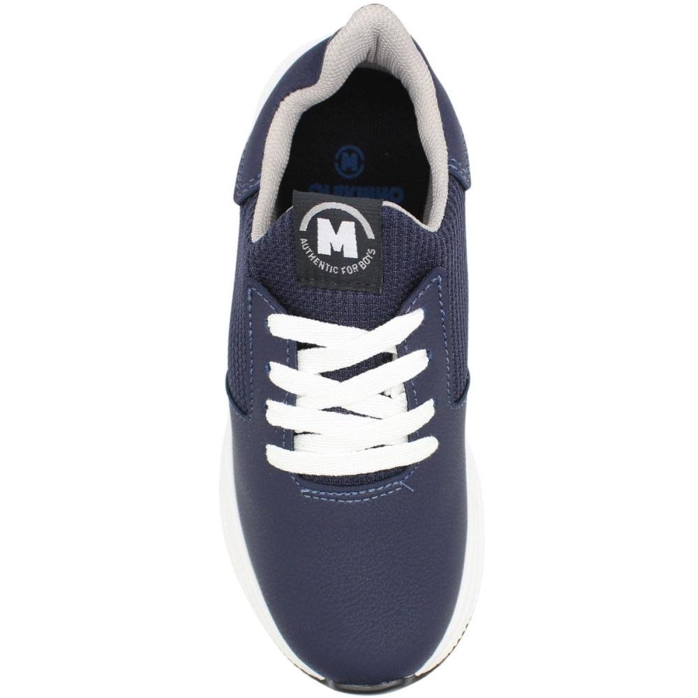 Tênis Esportivo Juvenil Molekinho Move Neo Running Menino Azul 4