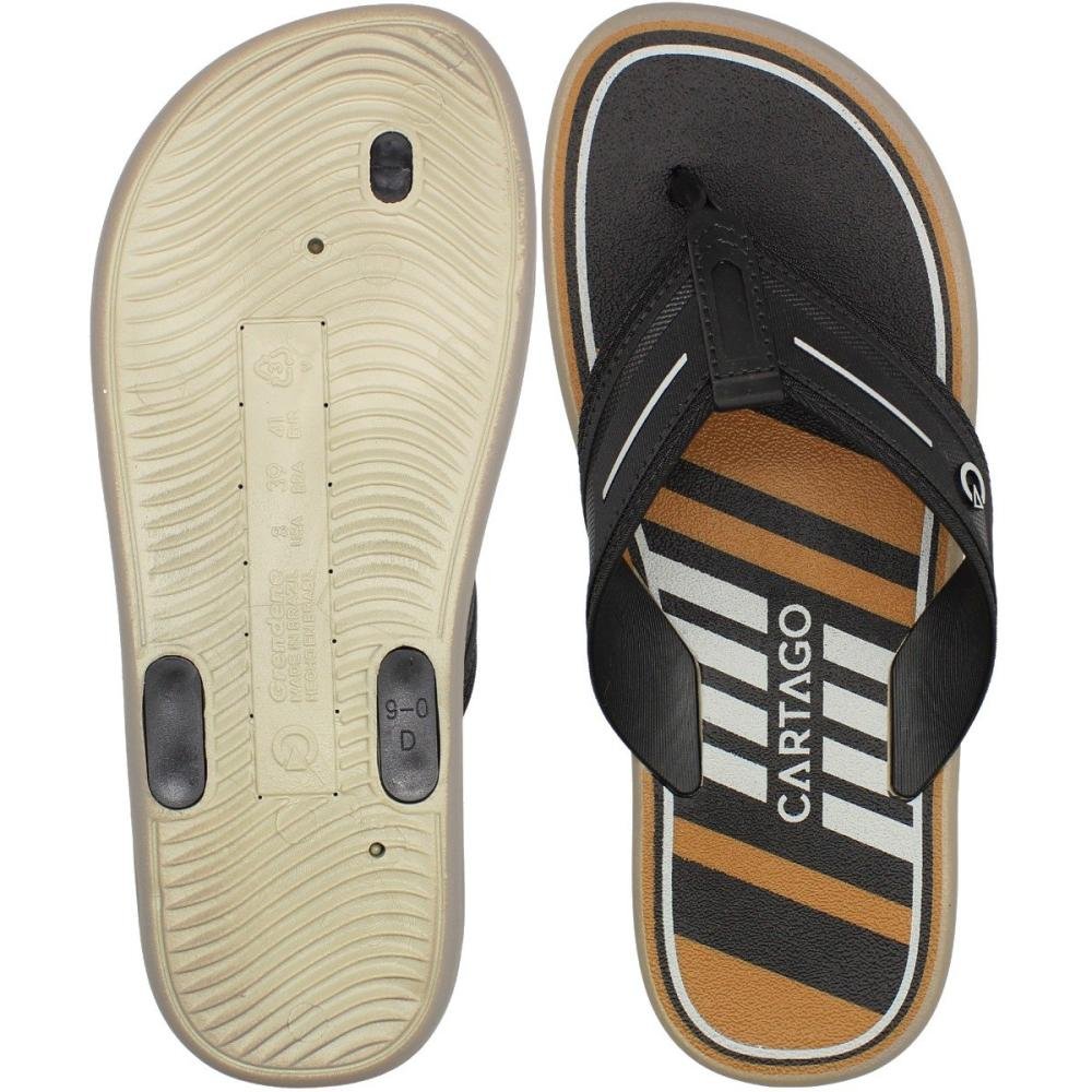 Chinelo De Dedo Cartago Palermo II Tiras Largas Masculino Preto 3