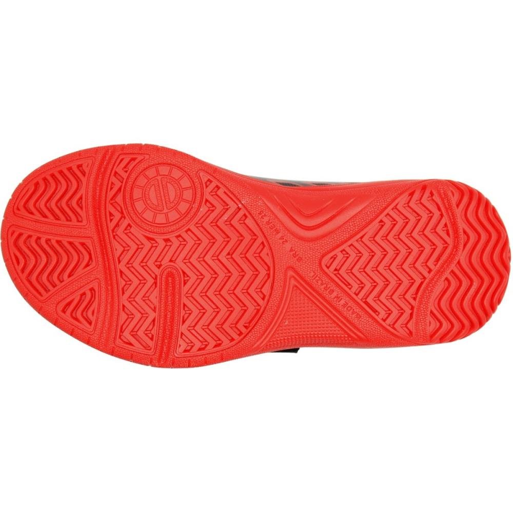 Chuteira Futsal Infantil Dray Sem Cadarço Indoor Menino Preto/Vermelho 5