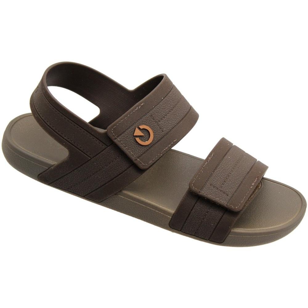 Sandalia Cartago Atlanta Confortável Masculina Marrom 3