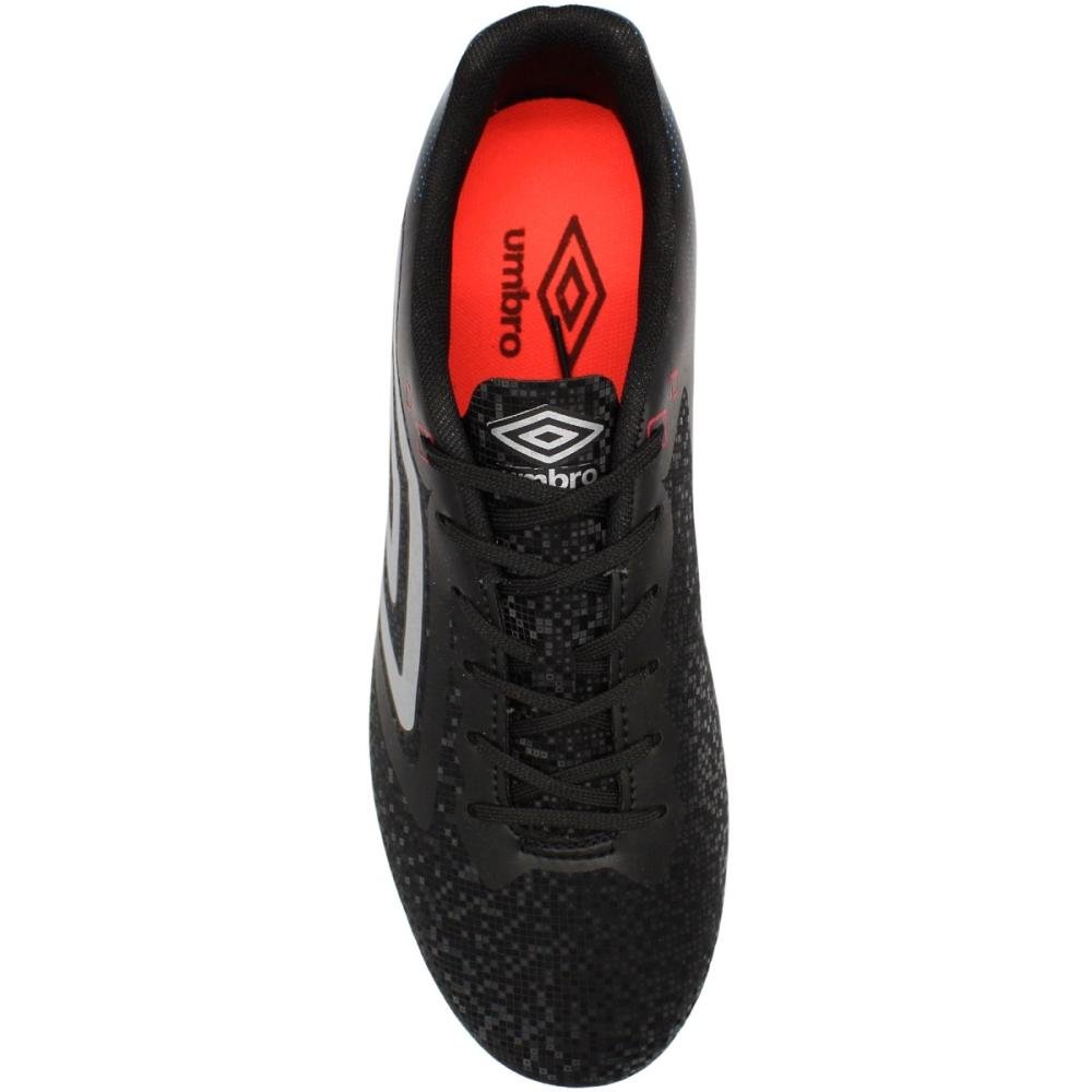 Chuteira De Campo Umbro Techno II Pixel Masculina Preto 4