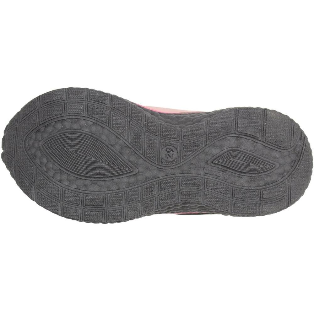 Tênis Esportivo Via Vip Fechamento De Contato Listra Menina Preto/Rosa 5