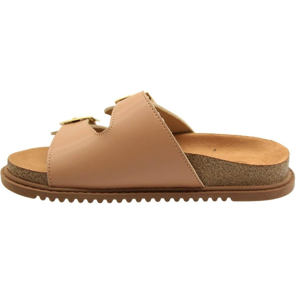 Tamanco Juvenil Molekinha Napa Turim Camurça Menina Bege 2