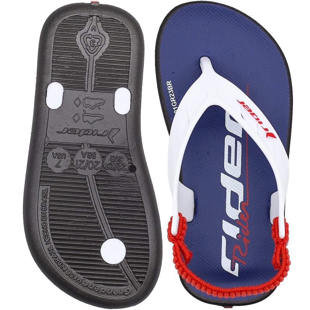 Sandália De Dedo Infantil Rider Street Fun Baby Masculino Azul 3