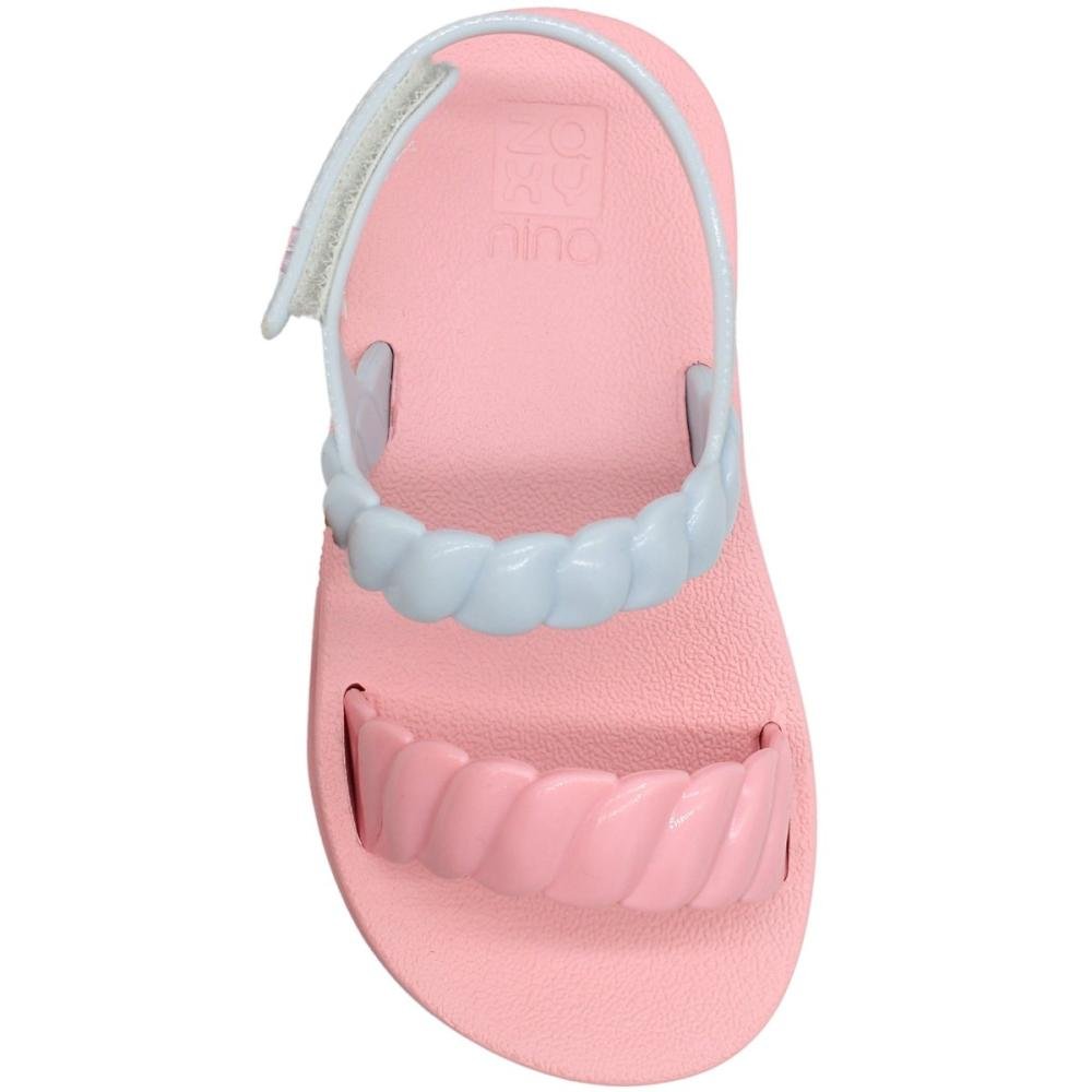 Sandália Baby Zaxynina Sweety Marshmellow Menina Rosa 4