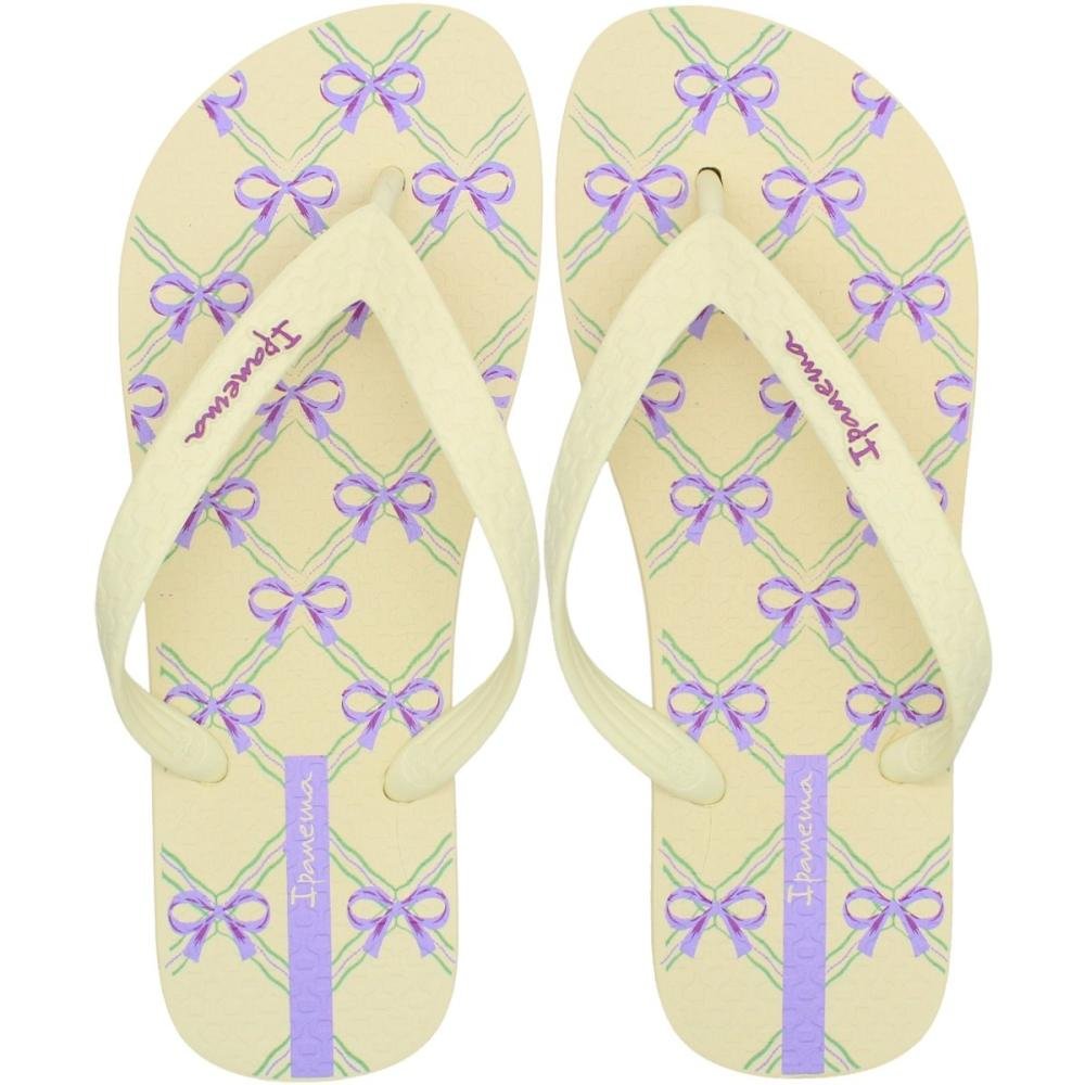 Chinelo De Dedo Ipanema Happy Laços Feminino