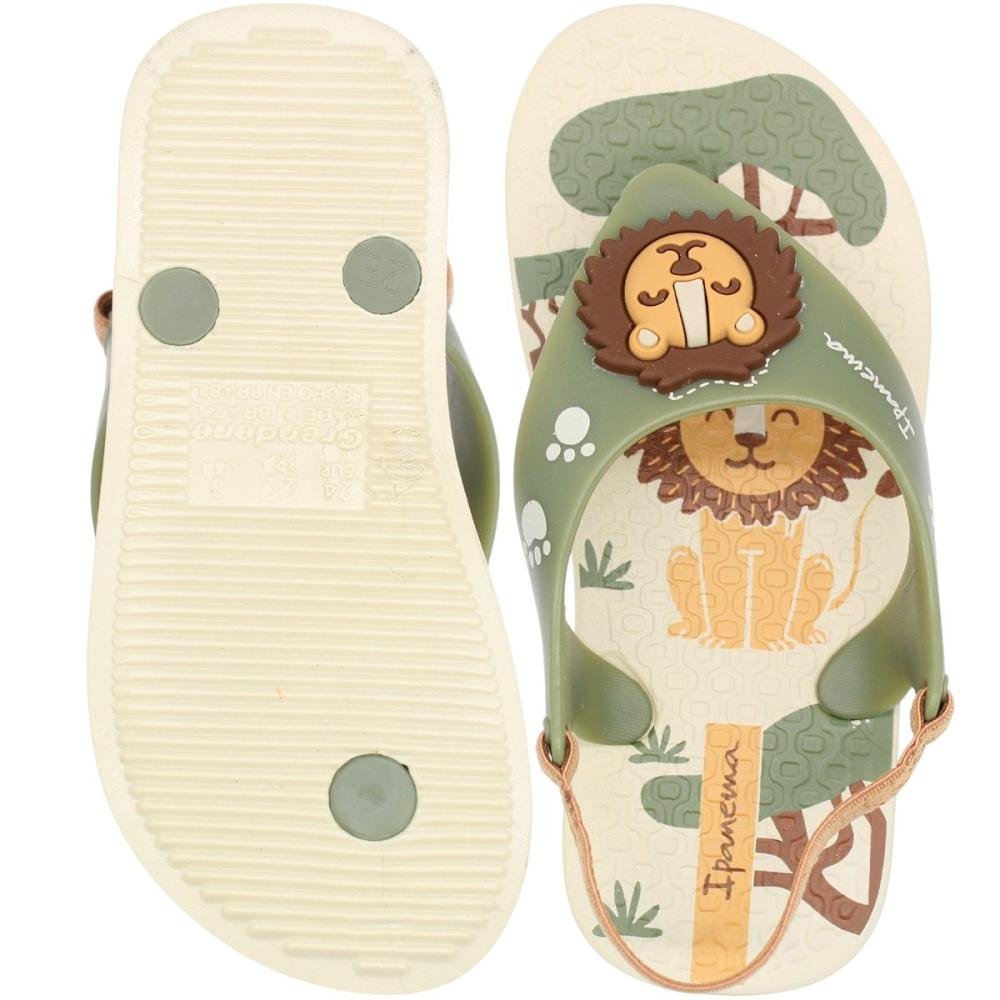 Sandália de Dedo Infantil Ipanema Baby Sporty Menino Verde 3