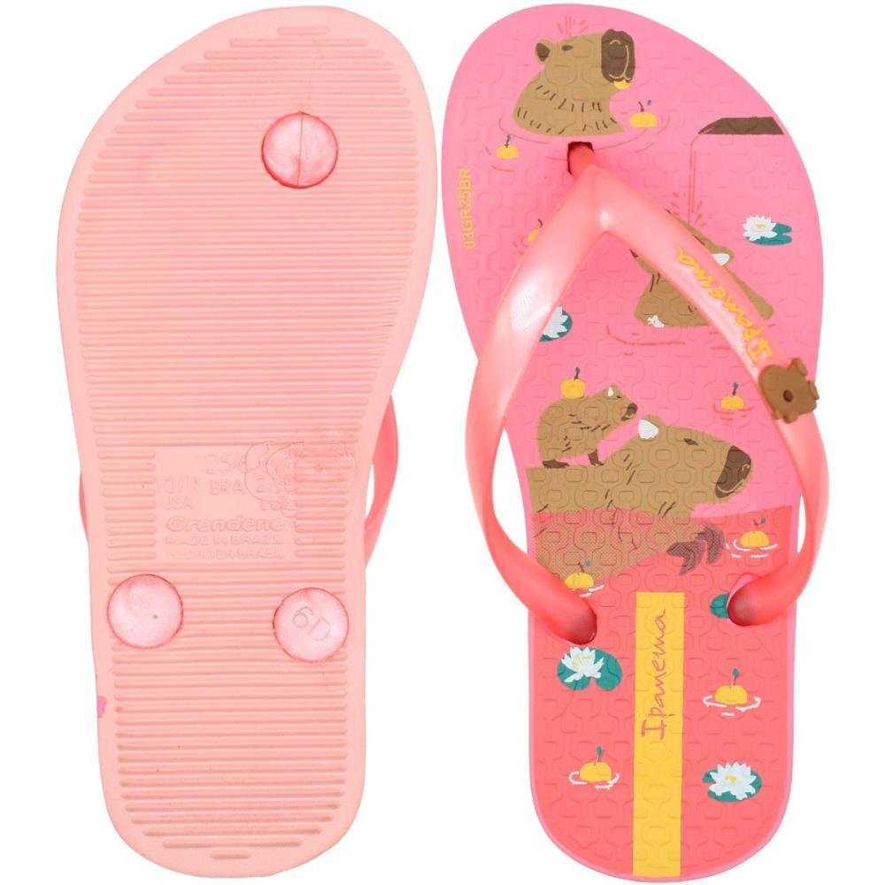 Chinelo de Dedo infantil Ipanema Hype Confortavel Menina Rosa 3