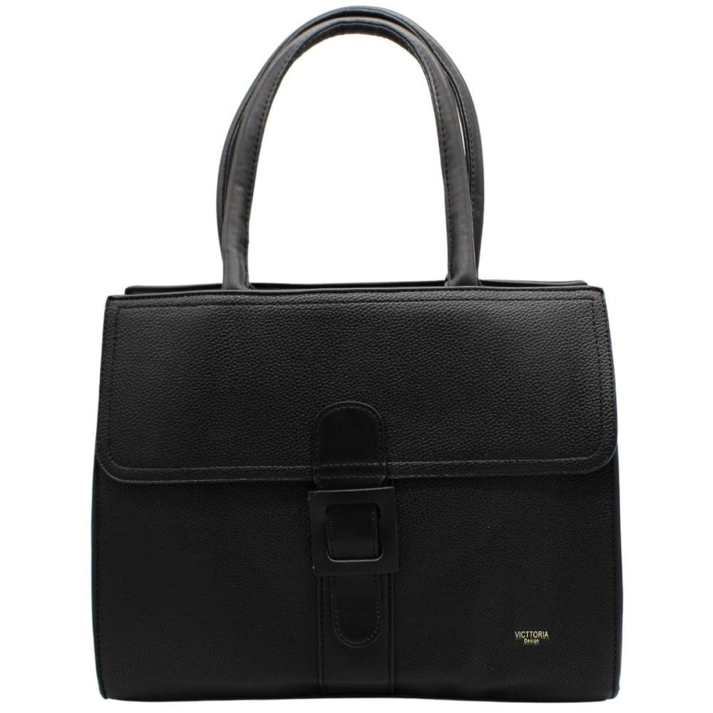 Kit Bolsas Victtoria Voice Multiuso Clássica Feminina Preto 2