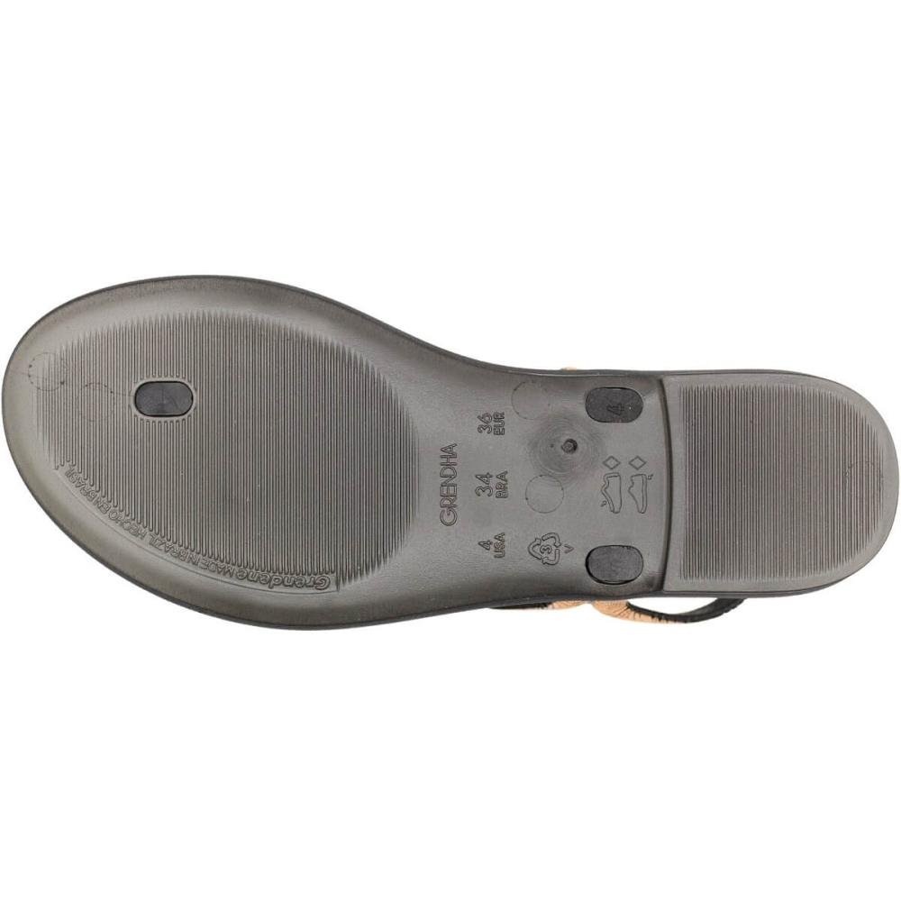 Sandália Rasteira de Dedo Grendha Bela Amor Feminina Dourado 5