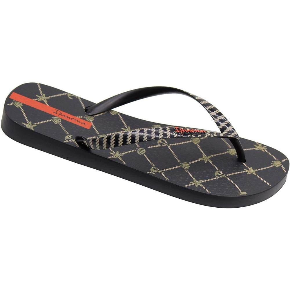 Chinelo De Dedo Ipanema Navy Feminino Preto 2
