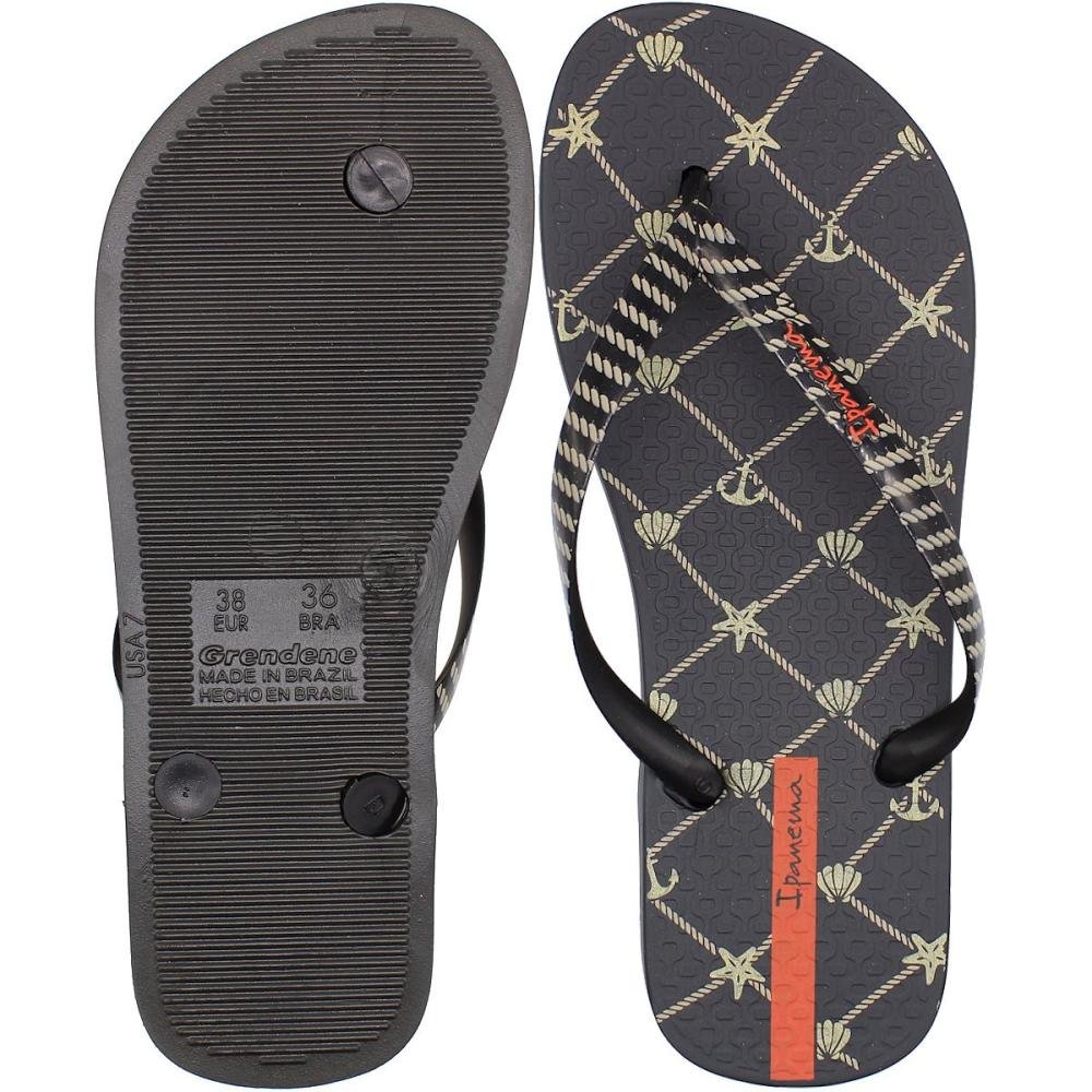Chinelo De Dedo Ipanema Navy Feminino Preto 3