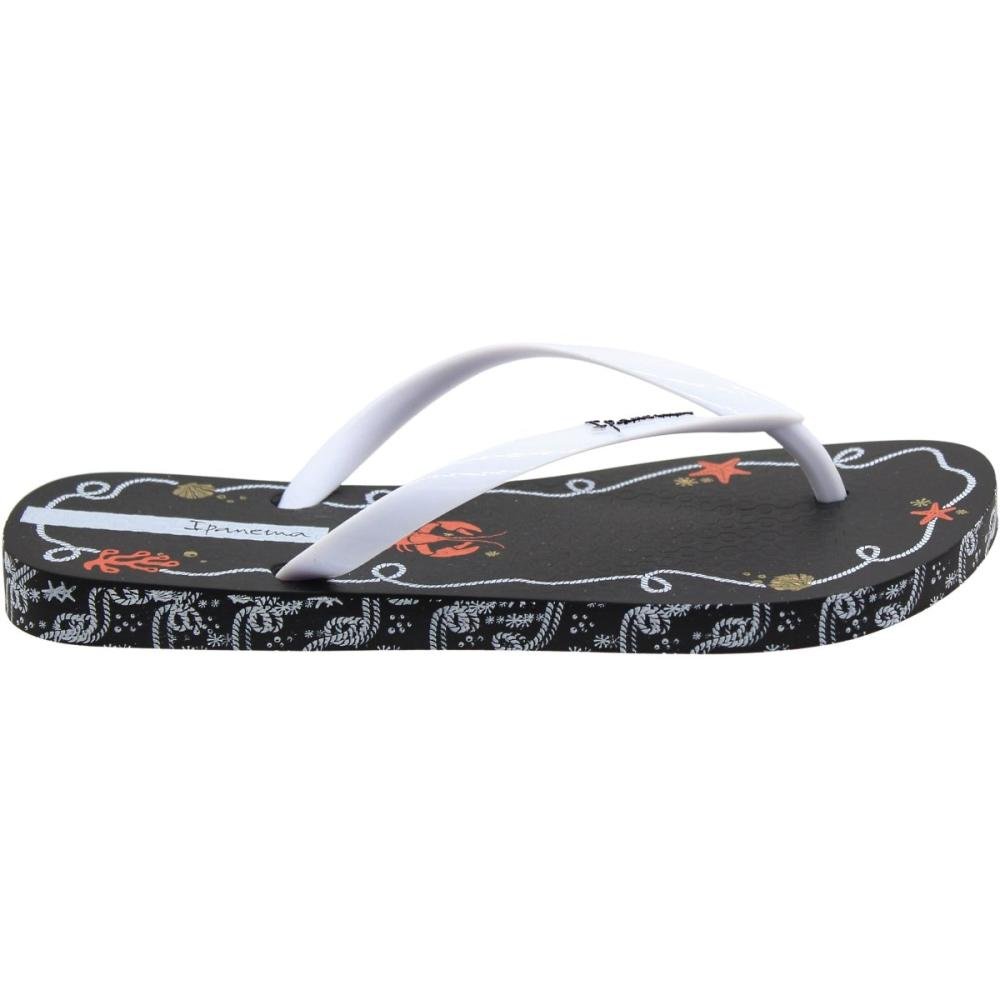 Chinelo De Dedo Ipanema Navy Feminino Branco 2