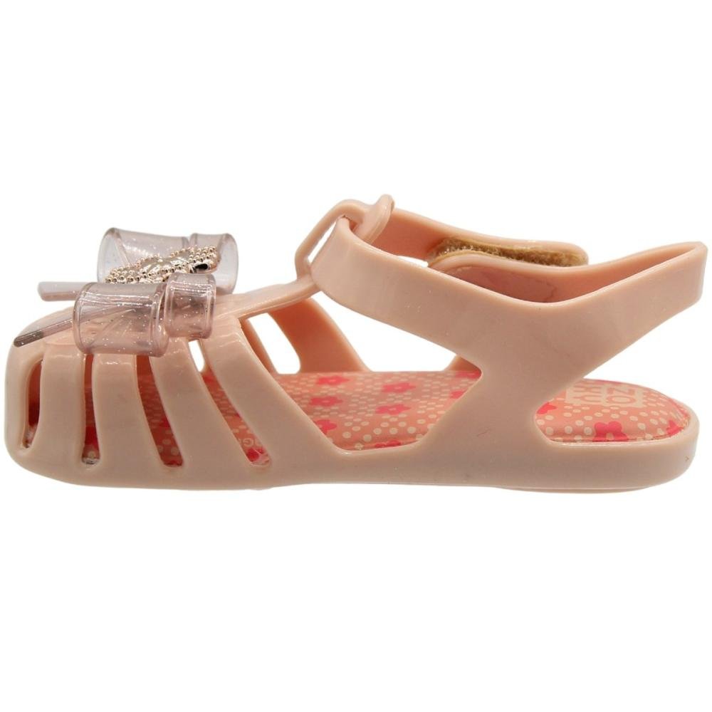 Sandália de Bebê Zaxynina Romantic Laço Menina Rosa 2