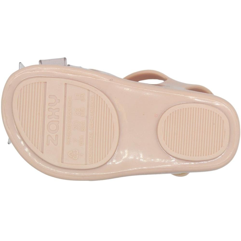 Sandália de Bebê Zaxynina Romantic Laço Menina Rosa 5