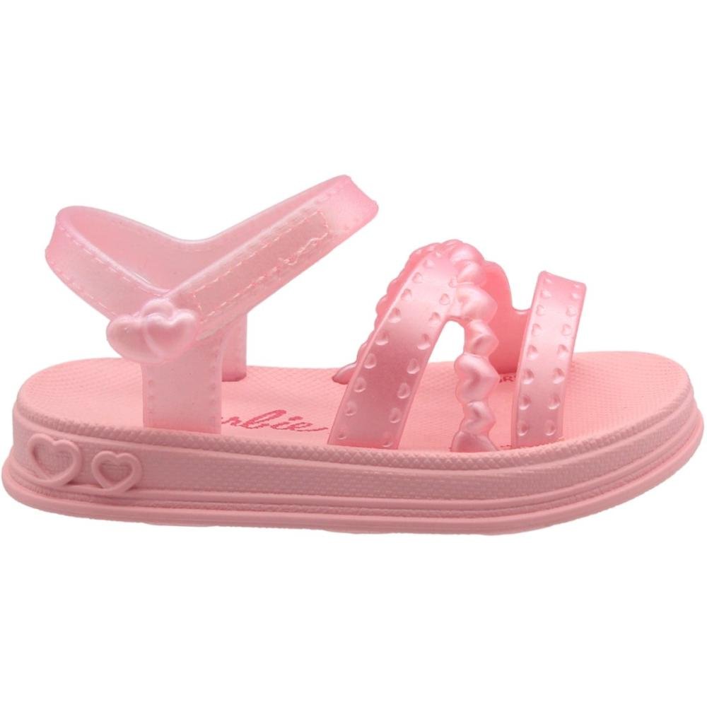 Sandália Baby Grendene Kids Soft Corações Menina Rosa 2