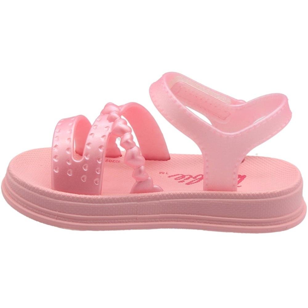 Sandália Baby Grendene Kids Soft Corações Menina Rosa 3
