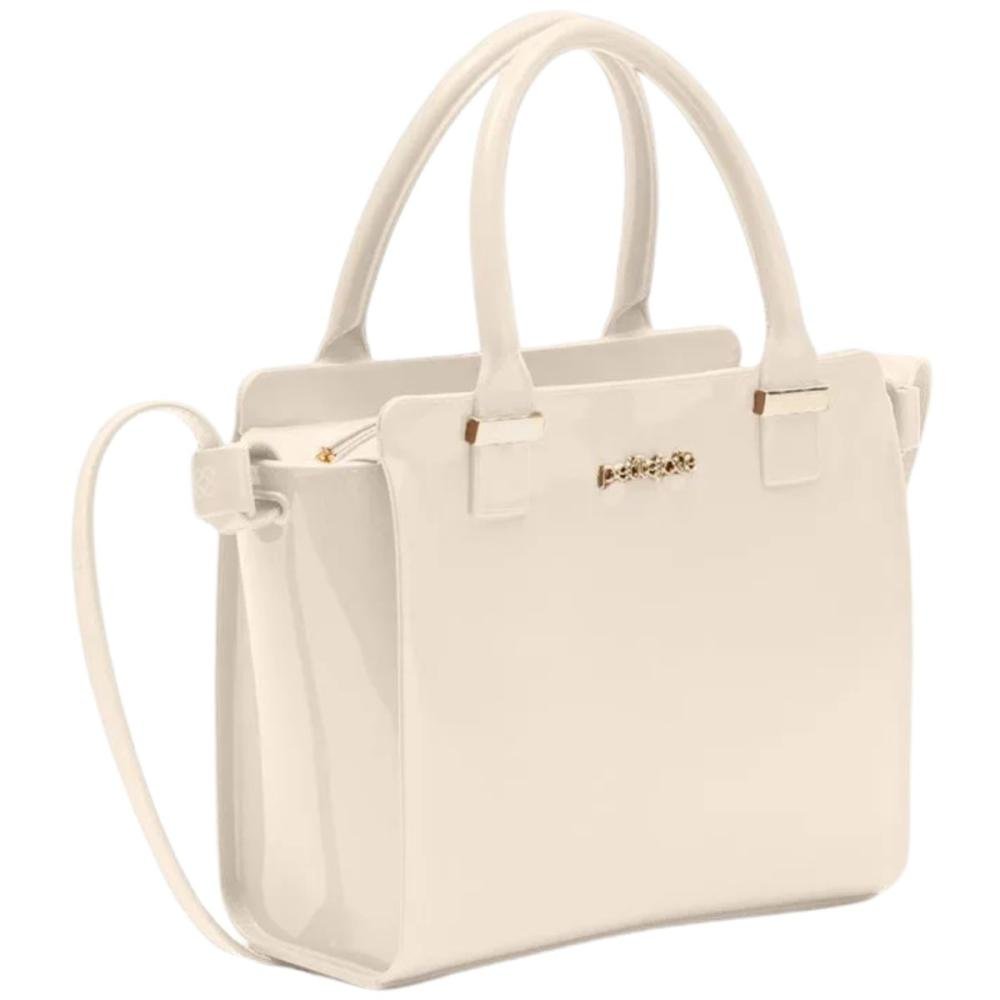 Bolsa Petite Jolie Love II Transversal J-Lastic Feminina Bege 3