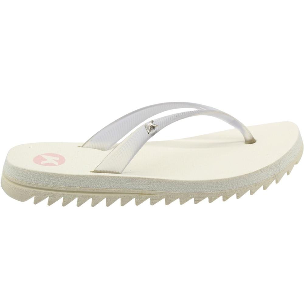 Sandália de Dedo Kenner Ibiza Pro Lisa Tratorada Feminina Branco 2