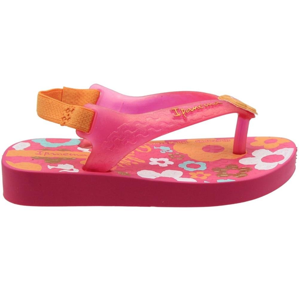 Chinelo de Dedo Infantil Ipanema Flowers Encanto Menina Rosa 2