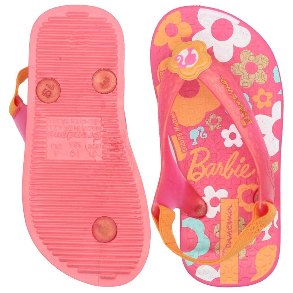 Chinelo de Dedo Infantil Ipanema Flowers Encanto Menina Rosa 3