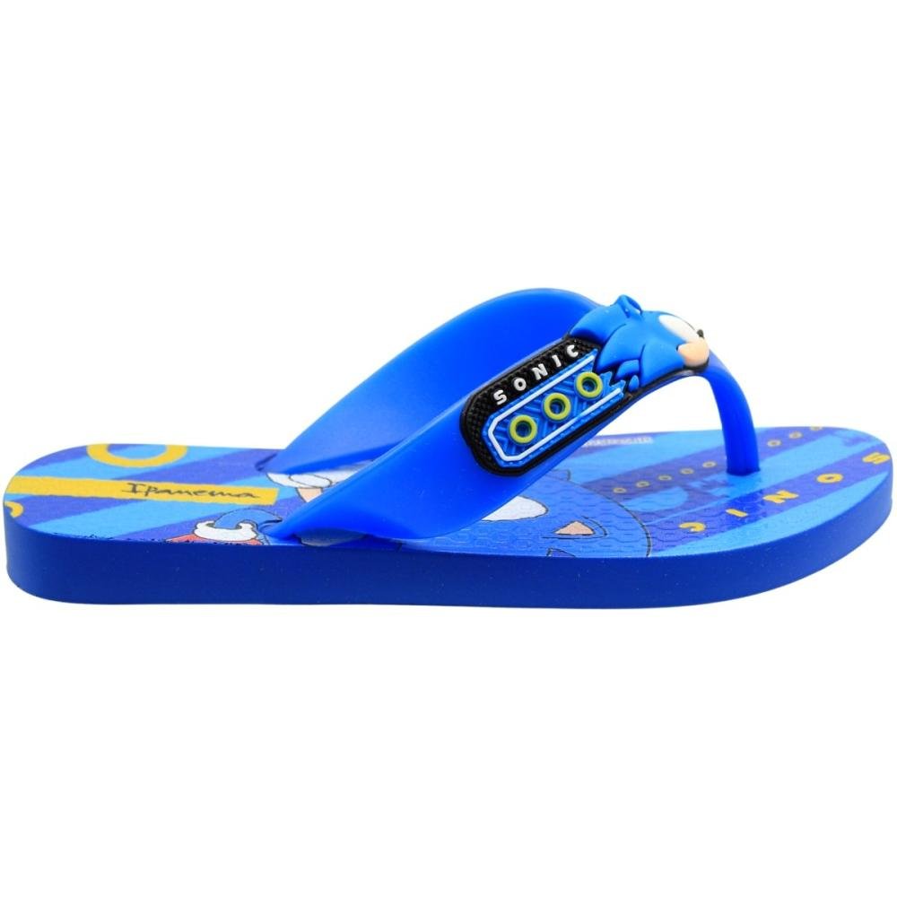 Chinelo de Dedo Infantil Ipanema Ouriço Azul Fast Juvenil Menino Azul 2