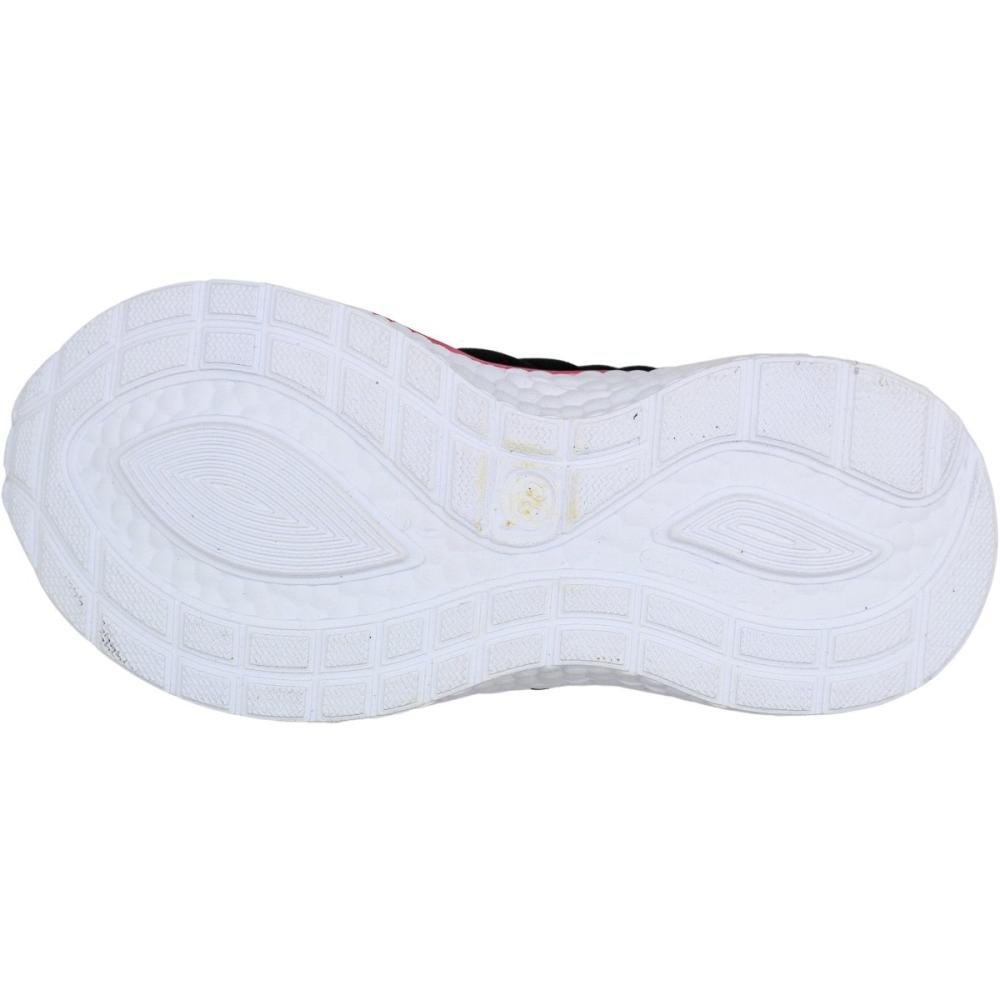 Tênis Esportivo Infantil Via Vip Textura Colegial Menina Preto 5