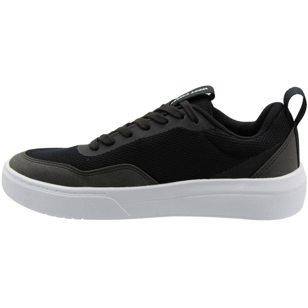 Tênis Casual West Coast WC 222 Freedom Sport Buck Masculino Preto 2
