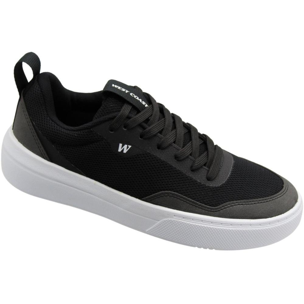 Tênis Casual West Coast WC 222 Freedom Sport Buck Masculino Preto 3