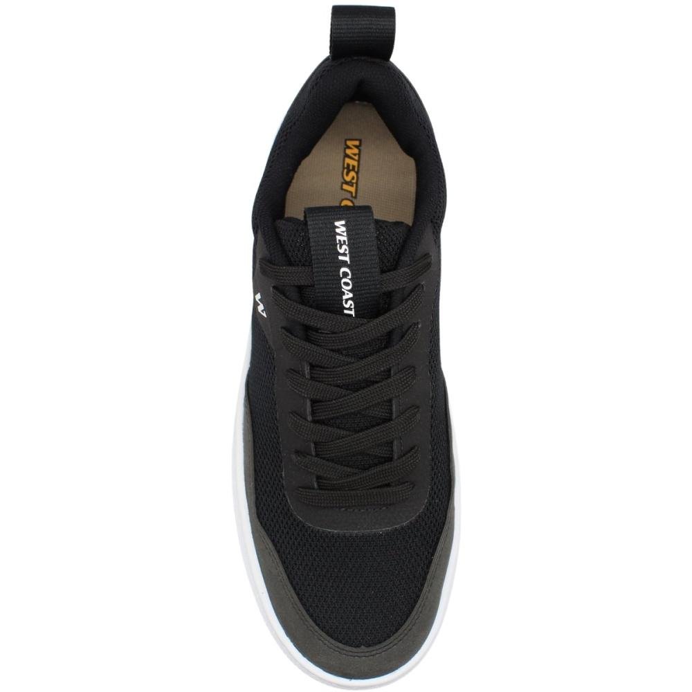 Tênis Casual West Coast WC 222 Freedom Sport Buck Masculino Preto 4