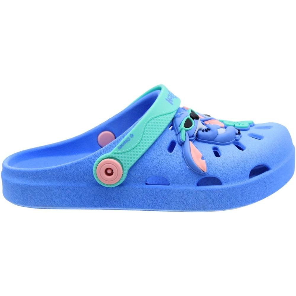 Babuche Infantil Smile Aloha Personagem Unissex Azul 2