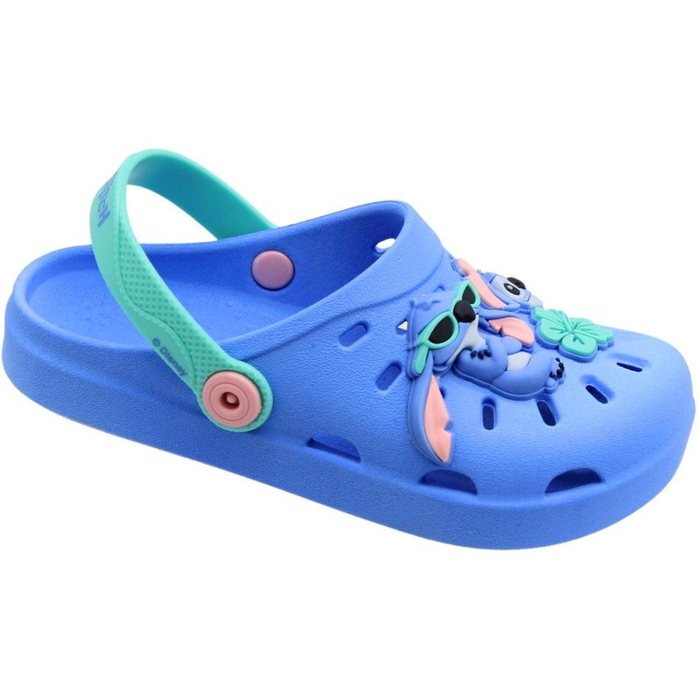 Babuche Infantil Smile Aloha Personagem Unissex Azul 3