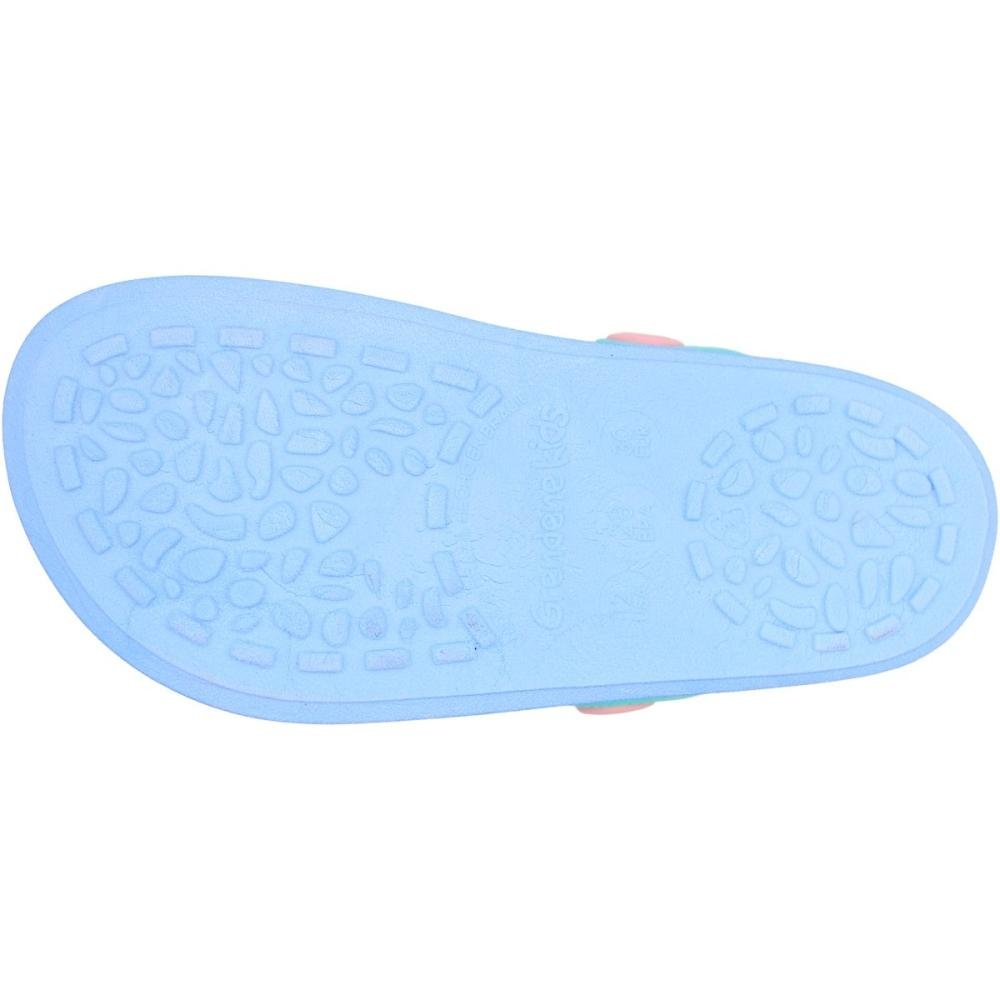 Babuche Infantil Smile Aloha Personagem Unissex Azul 6