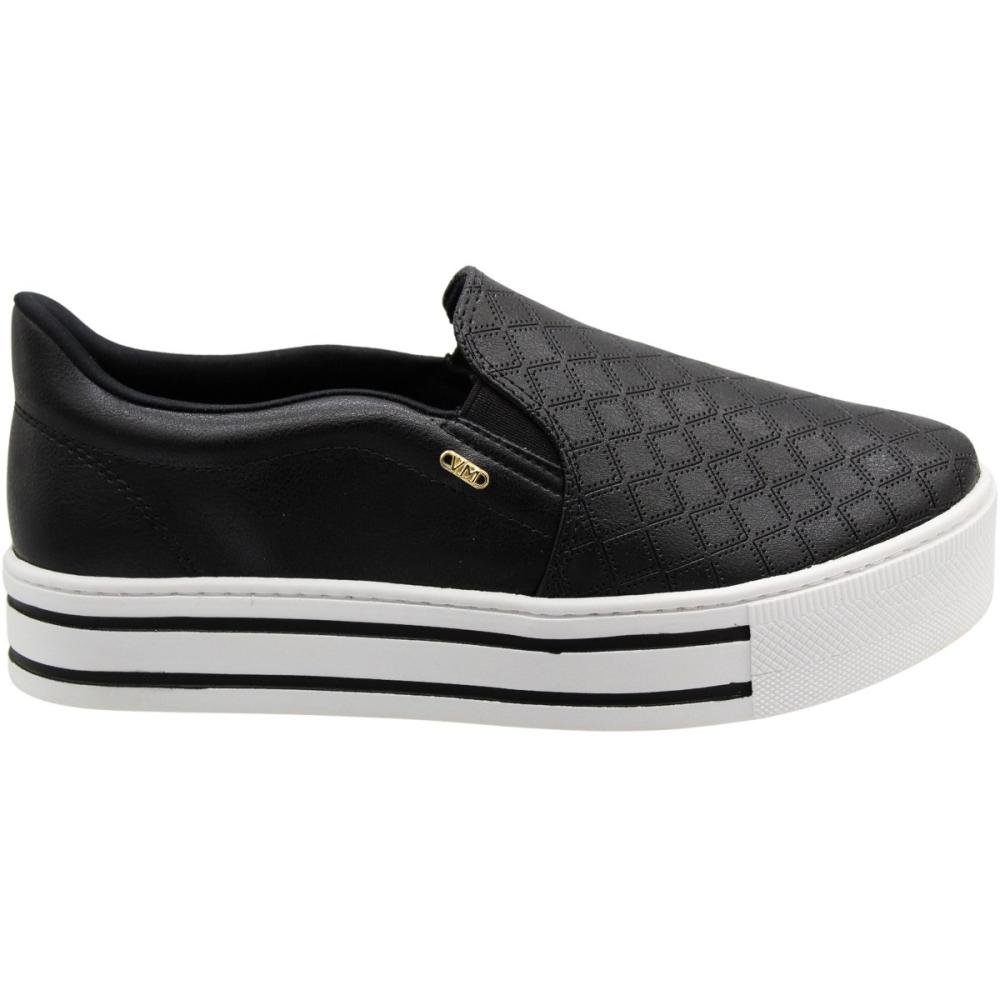 Tênis Slip On Via Marte Line Napa Flat Casual Feminina
