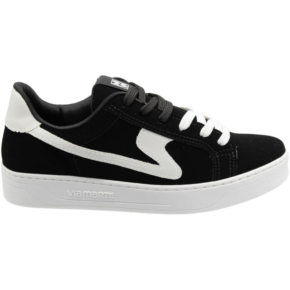 Tênis Casual Via Marte Nobuck Cadarço Duplo Clássico Feminino