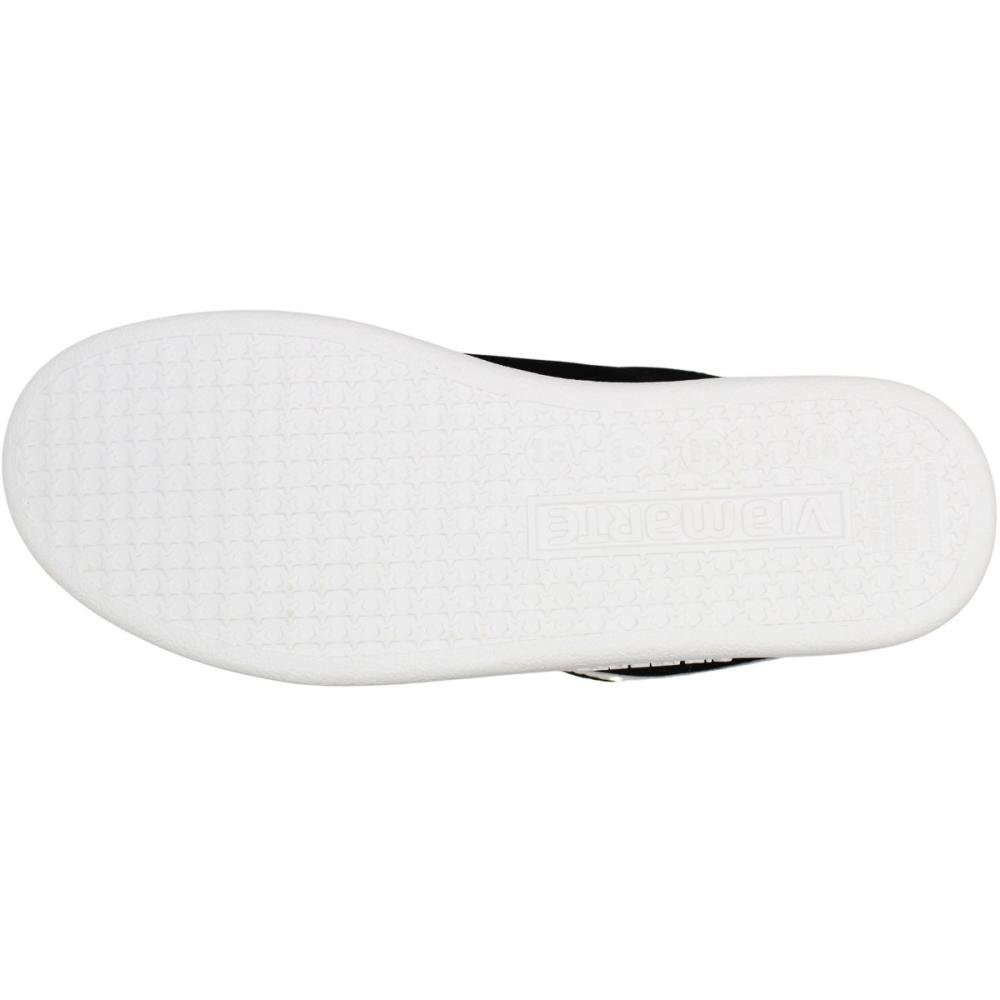 Tênis Casual Via Marte Nobuck Cadarço Duplo Clássico Feminino Preto 5