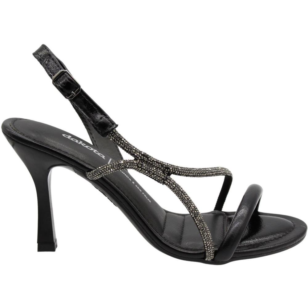 Sandália Dakota Namastê Strass Salto Fino Alto Feminina