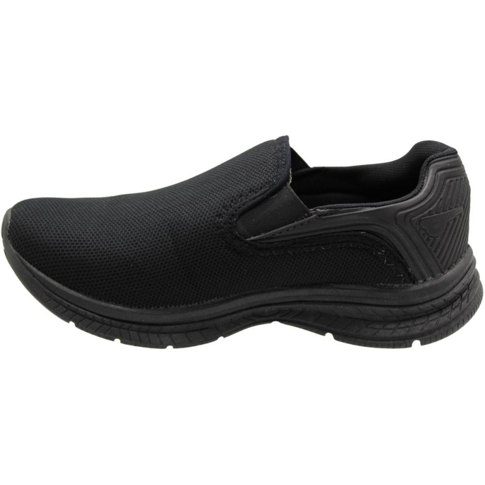 Tênis Esportivo GLK Sem Cadarço Elástico Masculino Preto 2