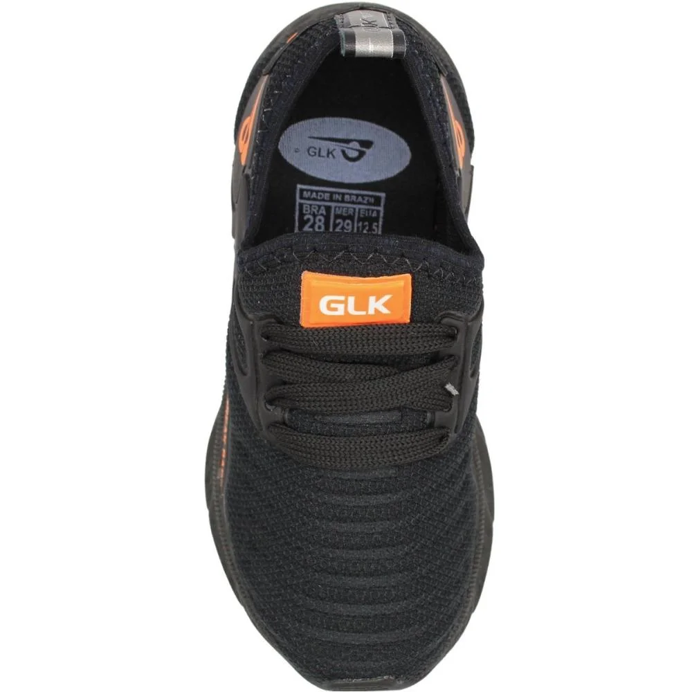 Tênis Esportivo Infantil GLK Break Barriers Menino Preto 4