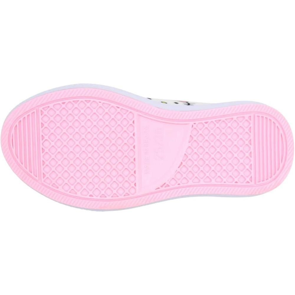 Tênis Casual Infantil Ortobessa Stitch Divertido Menina Rosa 5