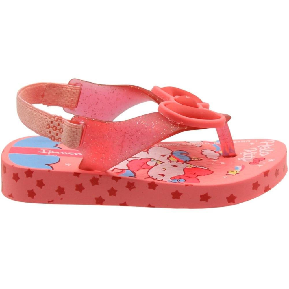 Sandália de Dedo Ipanema Gatinha Funny Glitter Infantil Menina Rosa 2