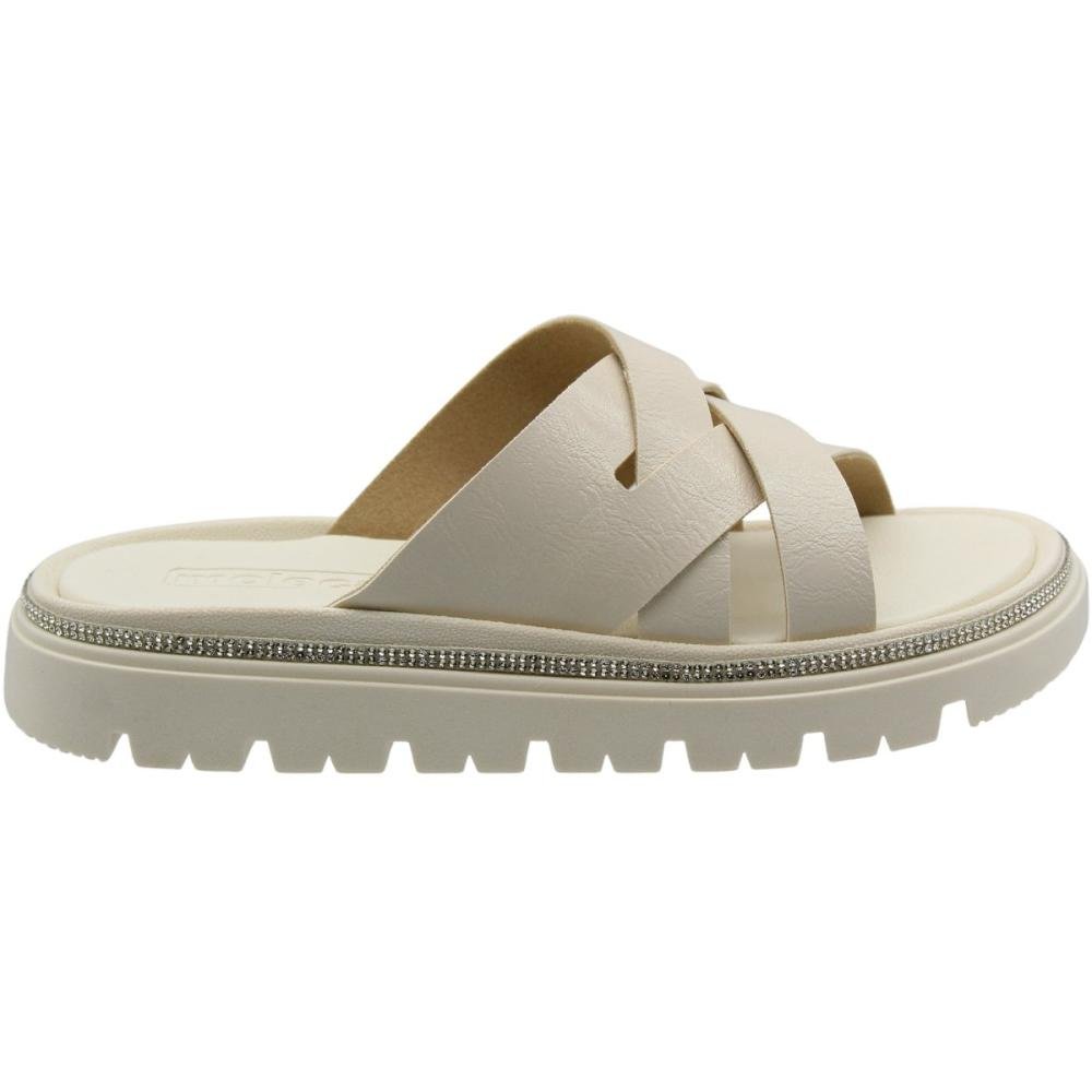 Tamanco Plataforma Slide Moleca Tiras Cruzadas Feminino