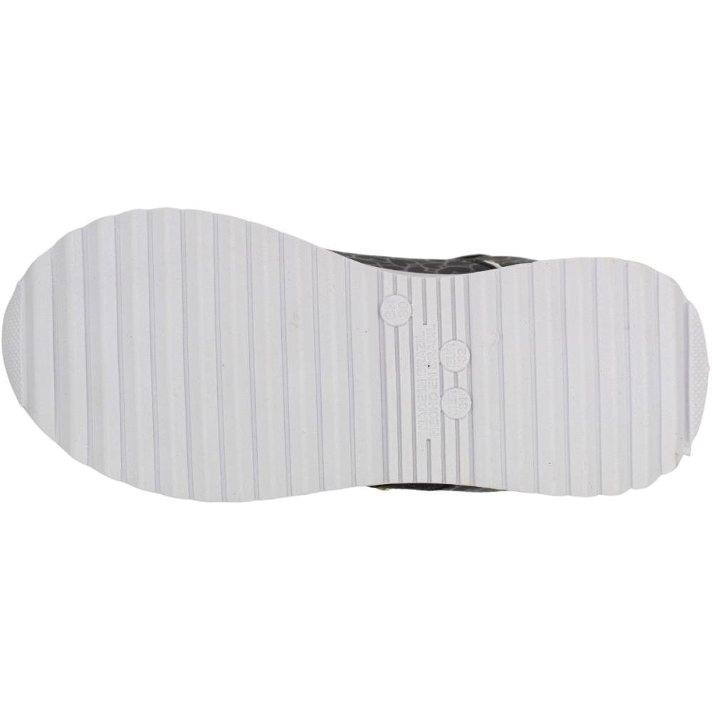 Tênis Jogging Infantil Club Happy Corações Gloss Menina Preto 5