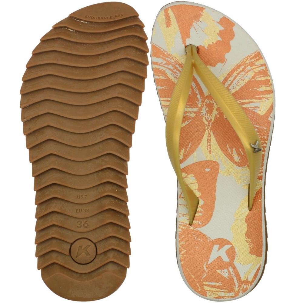 Sandália De Dedo Kenner Ibiza Borboletas Feminina Dourado 3