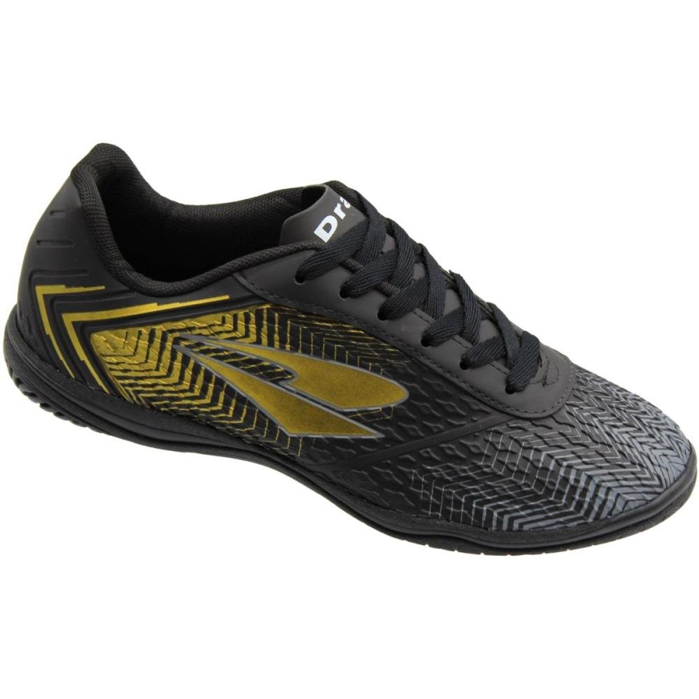 Chuteira Futsal Dray Foorcy Texturizada Masculina Preto 3
