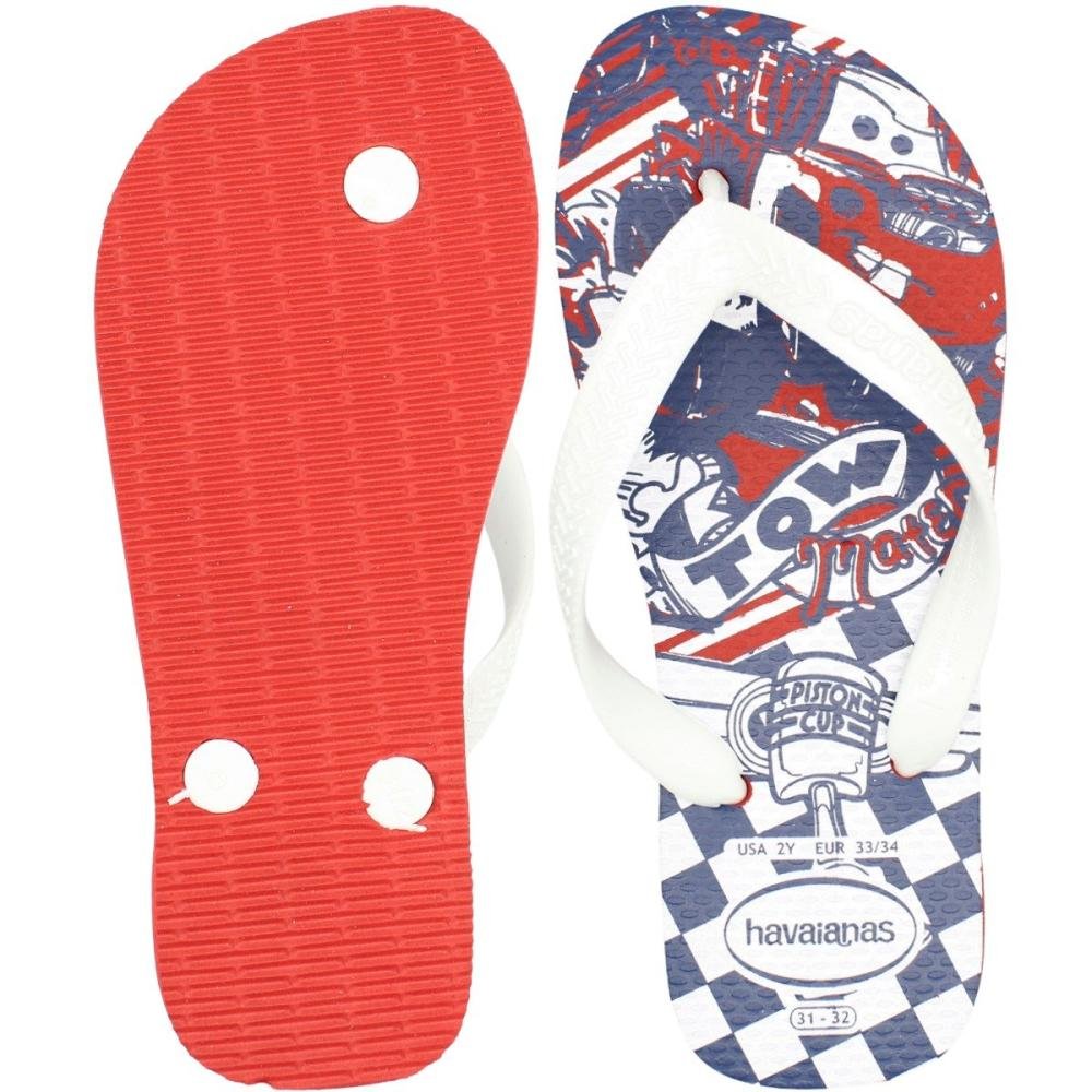 Chinelo De Dedo Havaianas Kids Infantil Menino Branco 3