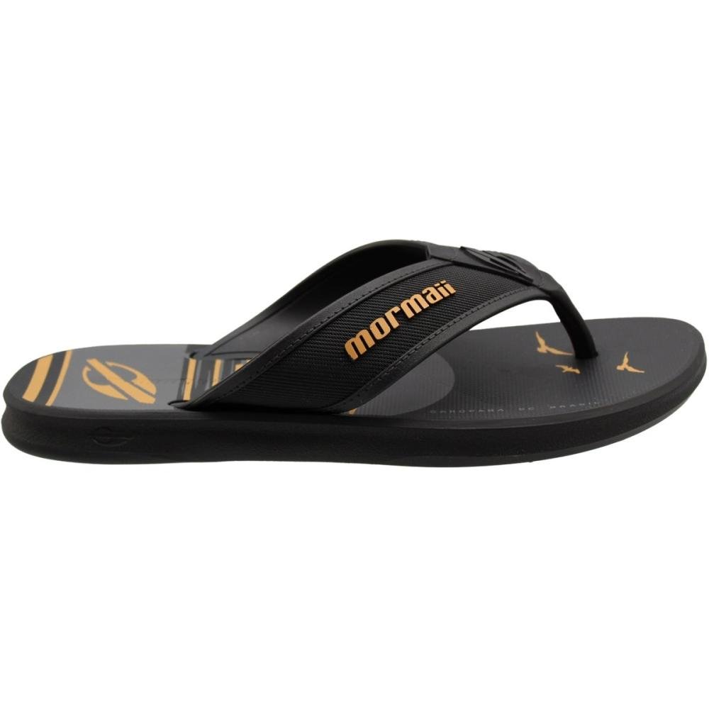 Chinelo De Dedo Mormaii Wave III Tira Grossa Masculino Preto 2